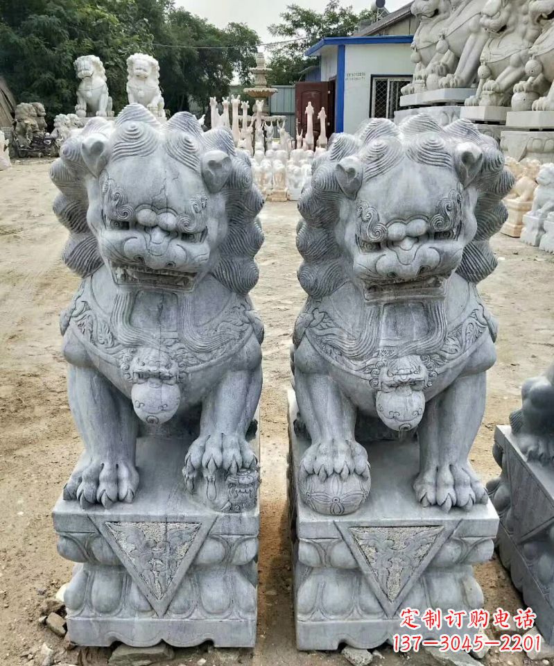 运城大理石狮子石雕塑