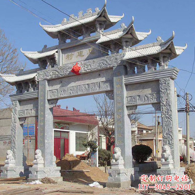 运城大理石石雕牌坊