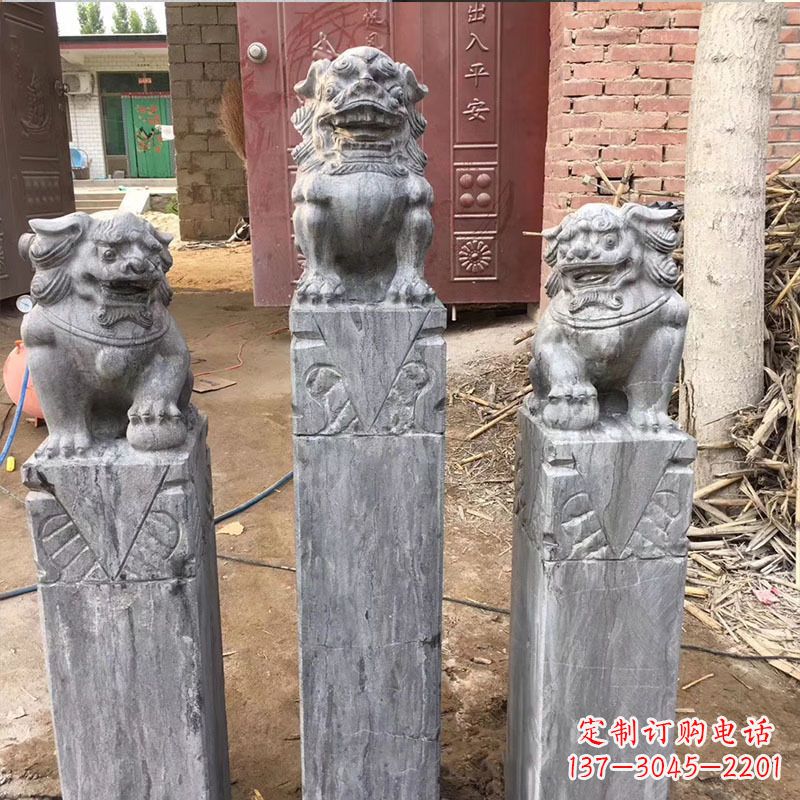 运城大理石栓马柱