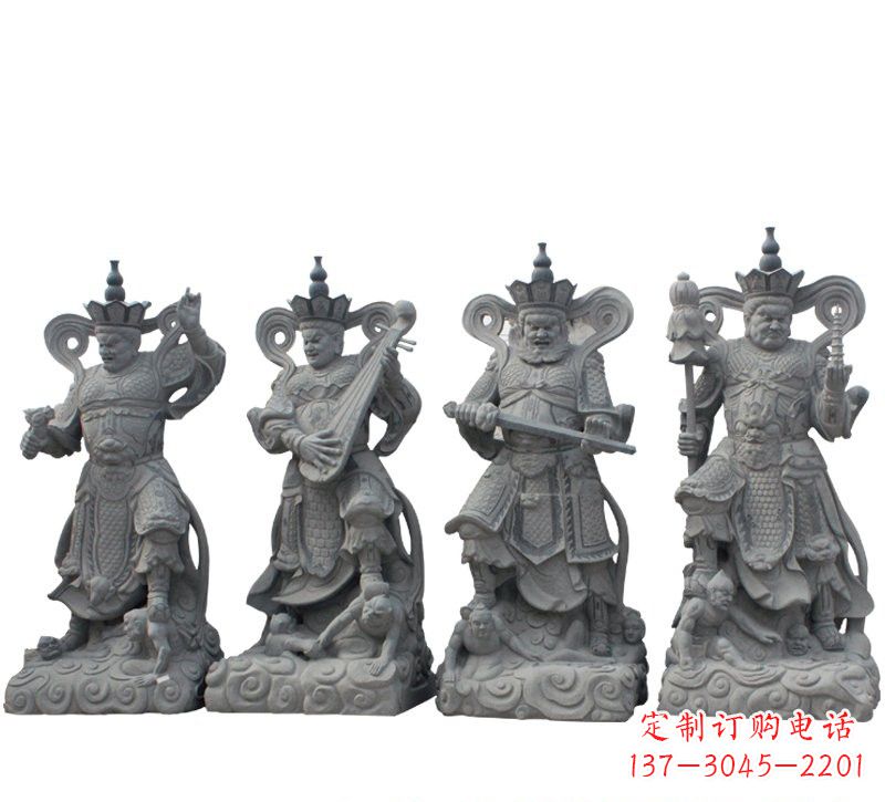 运城大理石四大天王雕塑