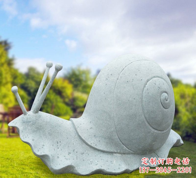 运城大理石蜗牛石雕