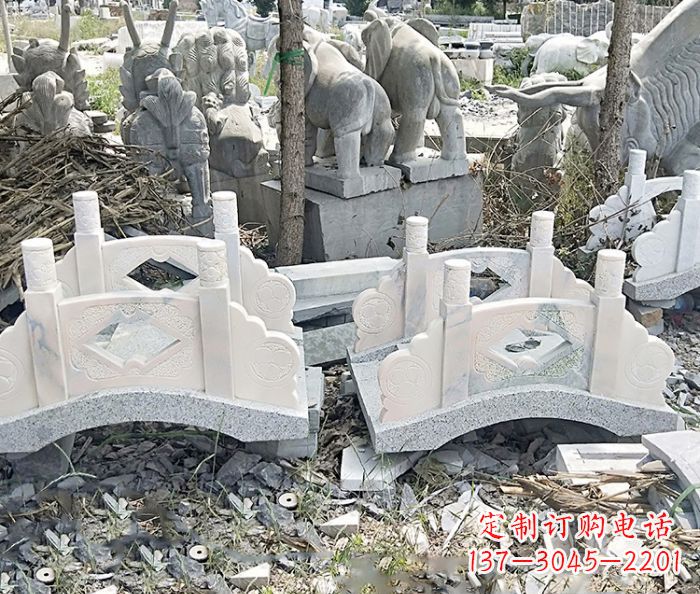 运城大理石小型石雕拱桥 (3)
