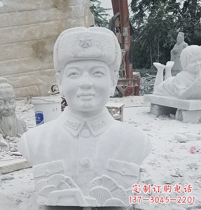 运城大理石校园雷锋头像
