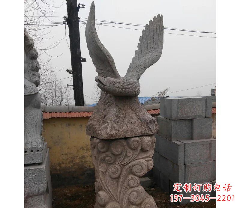 运城大理石雄鹰雕塑