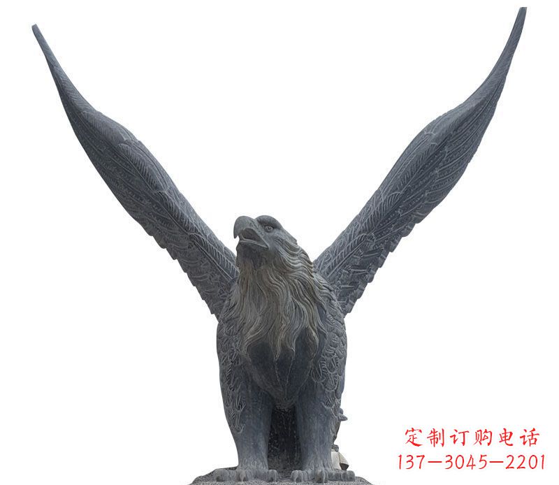 运城大理石展翅老鹰