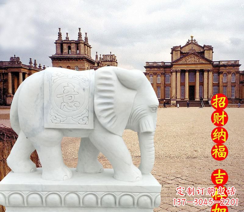 运城大理石招财纳福大象