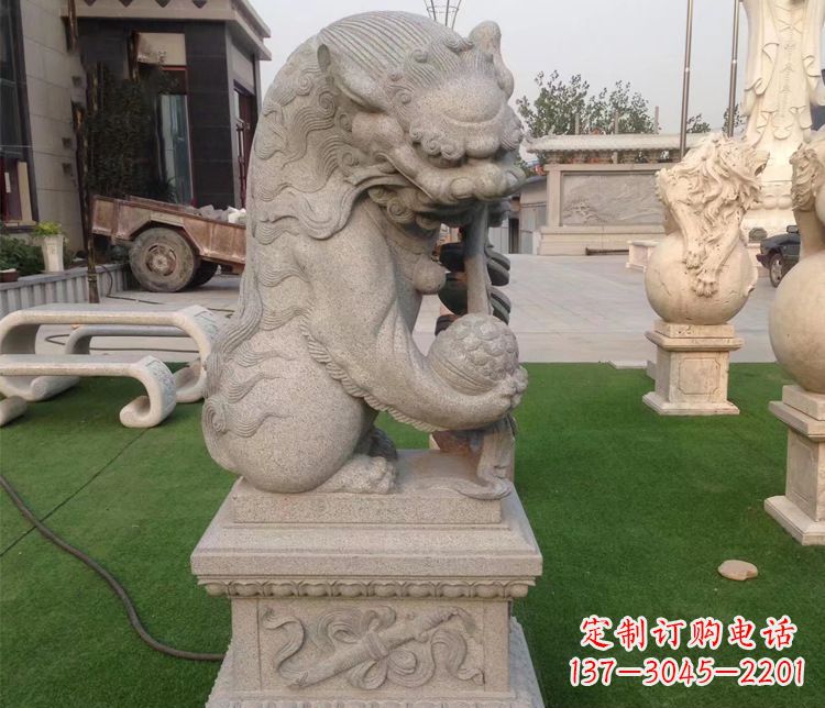 运城大理石镇宅独角兽雕塑