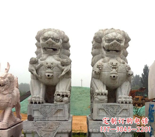运城大理石镇宅狮子雕塑
