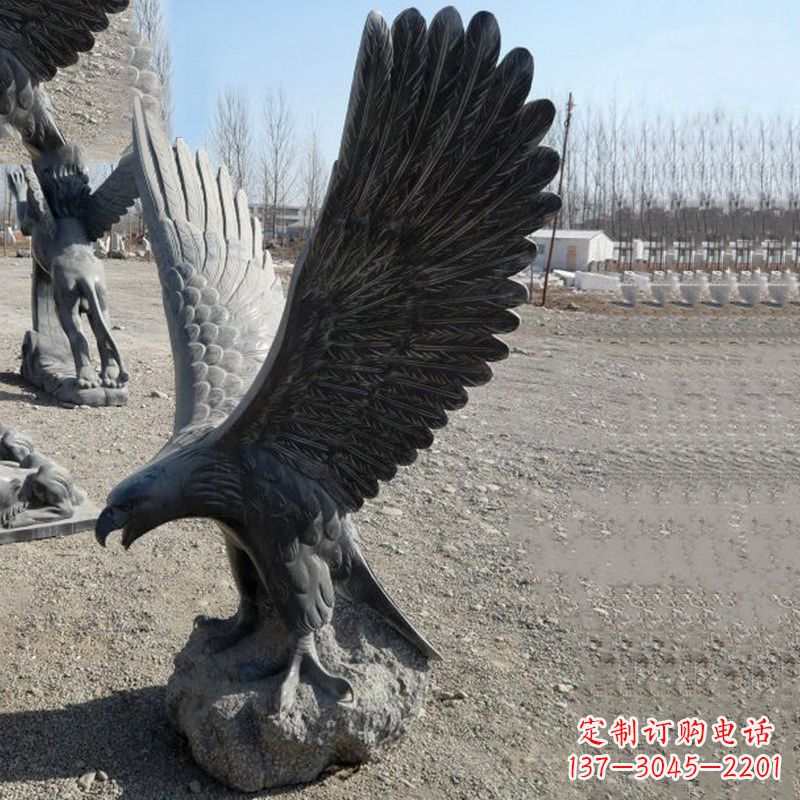 运城大鹏展翅老鹰石雕