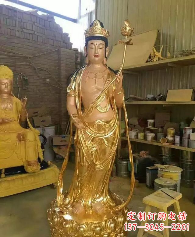运城大势至菩萨铜雕