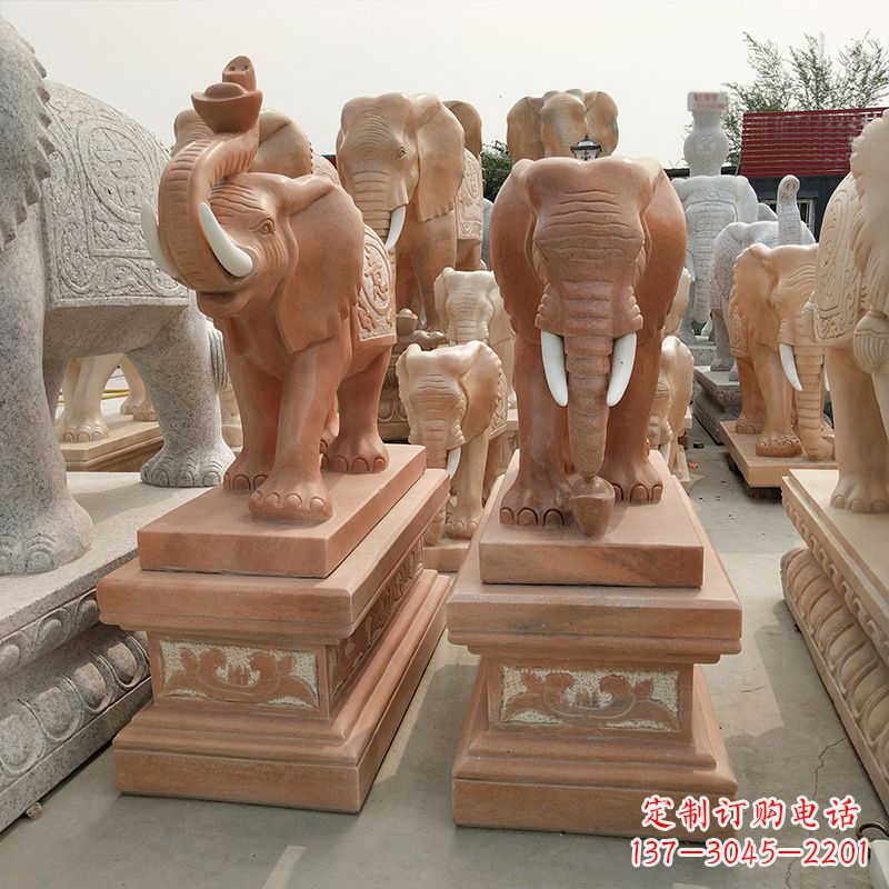 运城大象水缸石雕塑