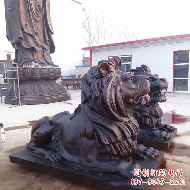 运城大型纯铜汇丰狮子