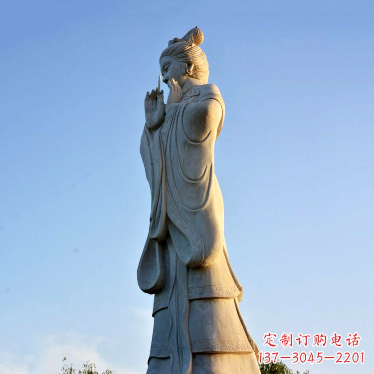 运城大型貂蝉雕塑-景区景点古代美女著名历史人物雕像