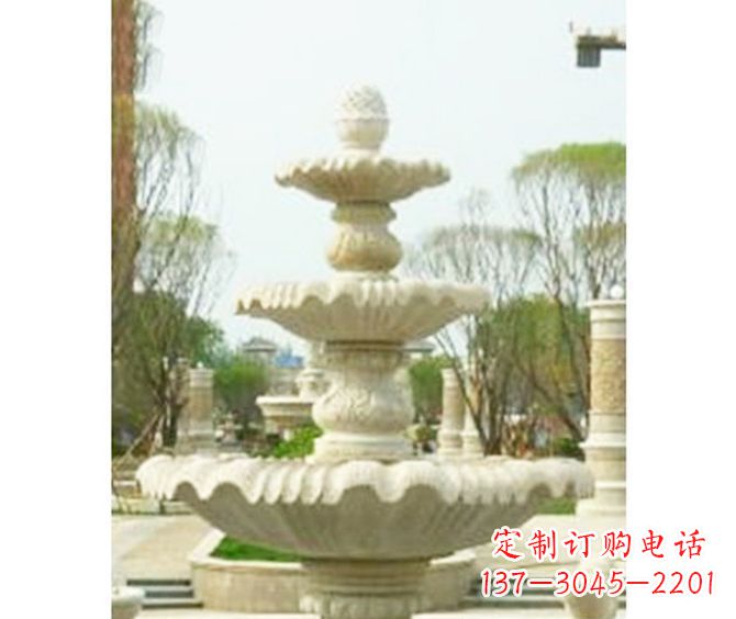 运城大型多层喷泉石雕 (3)