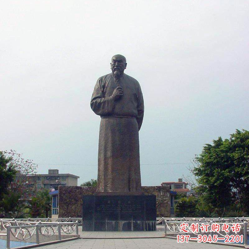 运城大型景区历史文化名人林则徐景观石雕像