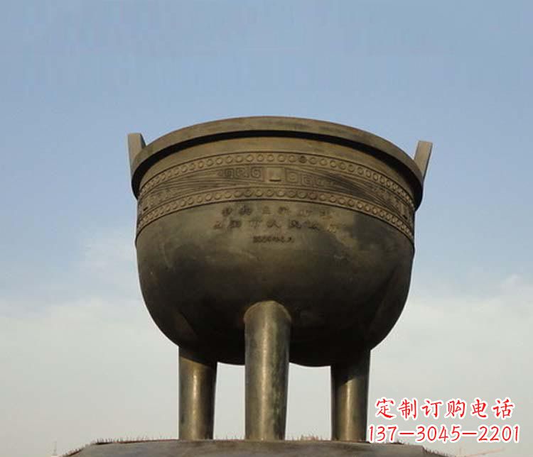 运城大型三足香炉铜雕