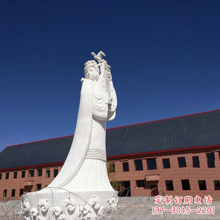 运城大型中国古代四大美女之王昭君出塞石雕塑