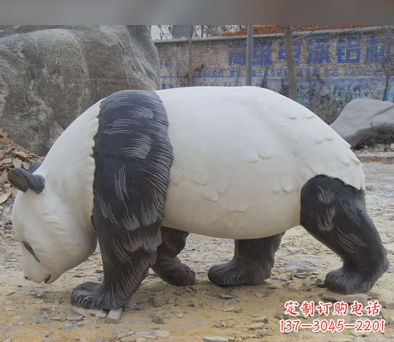 运城大熊猫石雕