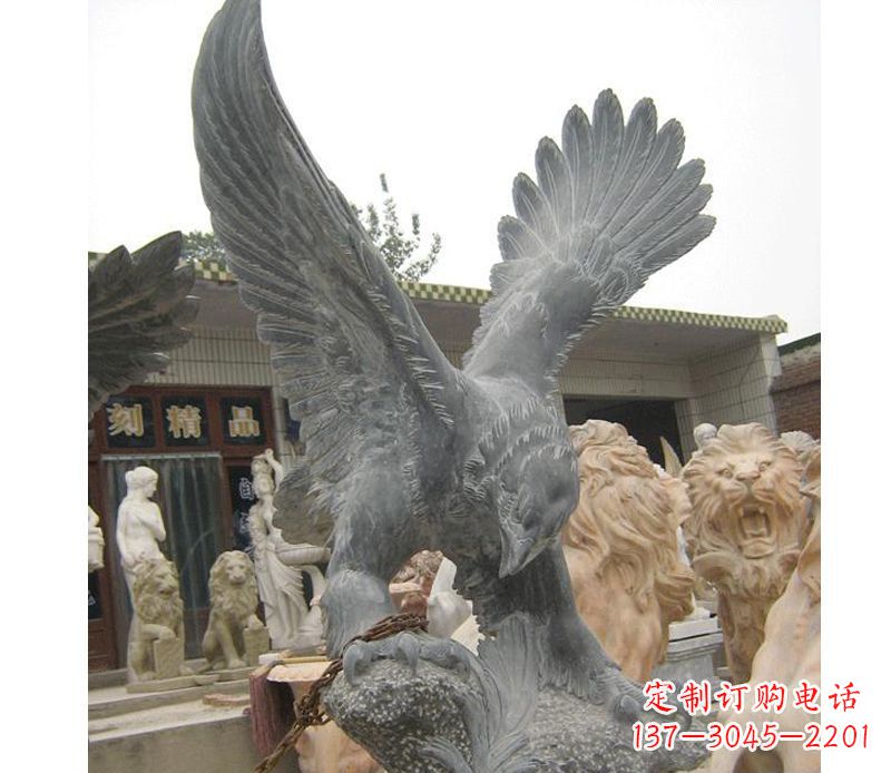 运城大展宏图老鹰石雕
