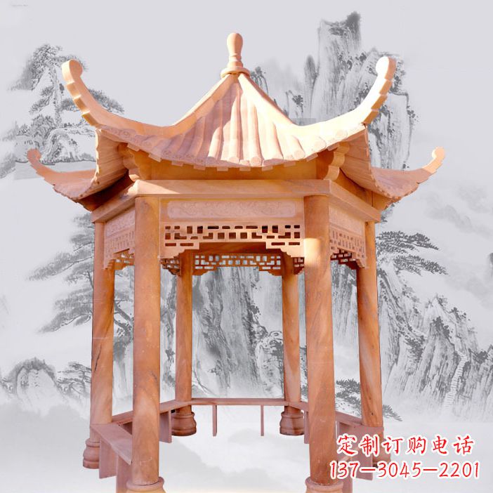 运城单层大理石凉亭