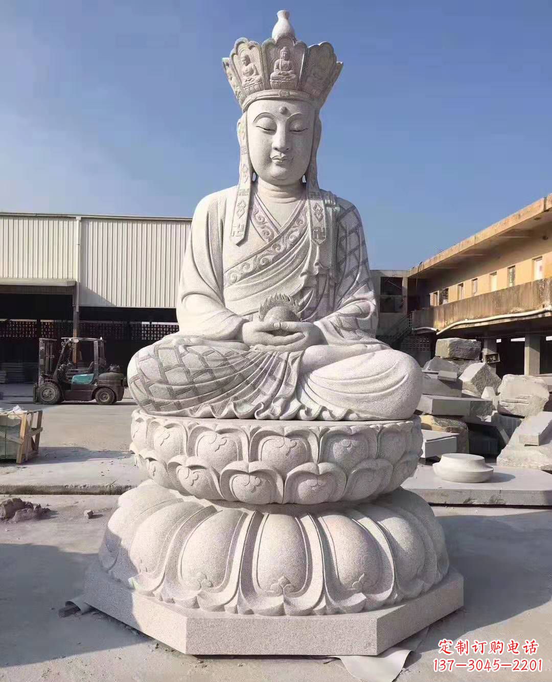 运城地藏王石雕佛像摆件寺庙景观雕塑