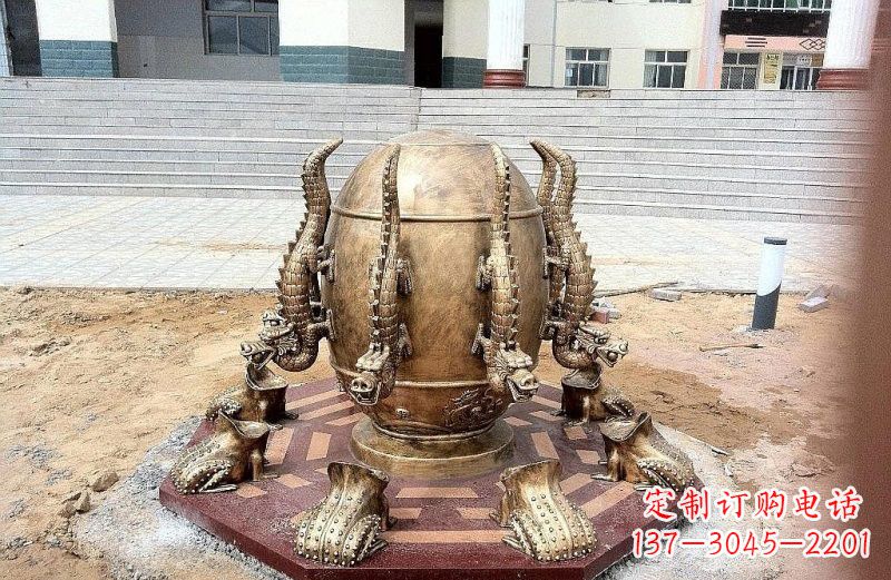 运城地动仪铜雕