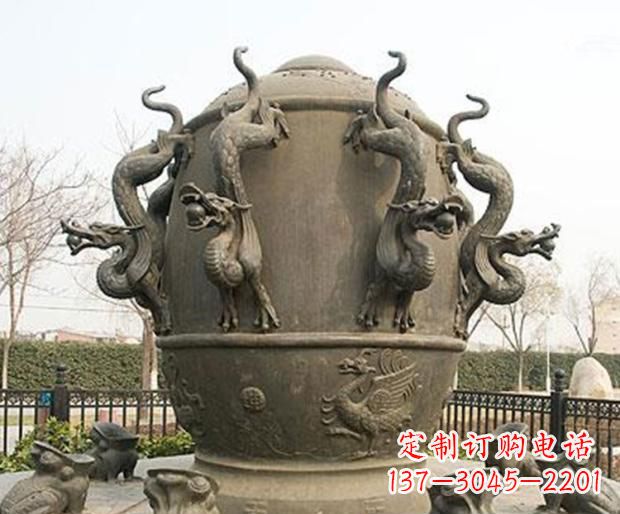 运城地动仪景观铜雕