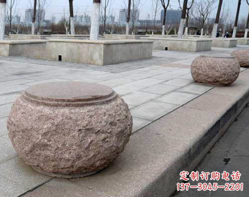 运城灯笼型公园广场装饰石球
