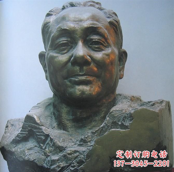 运城邓小平名人胸像铜雕