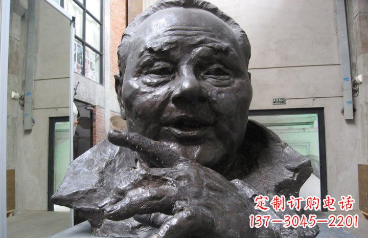 运城邓小平头像铜雕