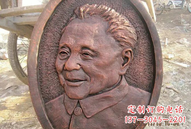 运城邓小平头像铜浮雕