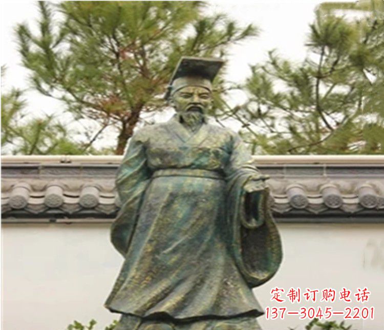 运城帝王汉武帝人物铜雕