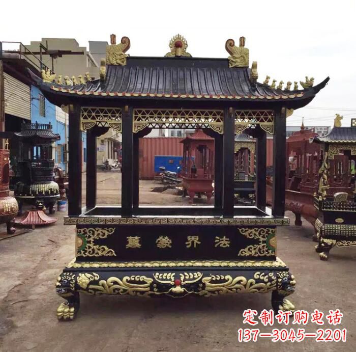 运城雕龙铜香炉