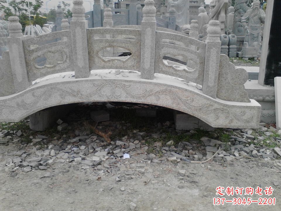运城雕刻小型石桥 拱形石雕桥园林 庭院专用_198