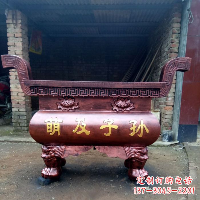 运城雕刻铜香炉