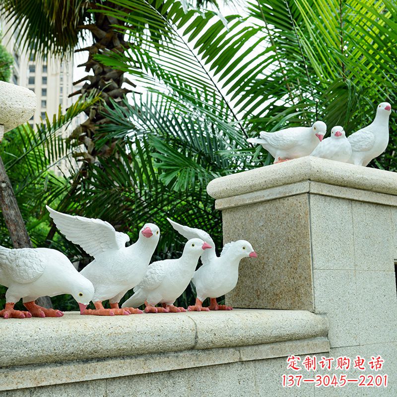 运城雕塑鸽子