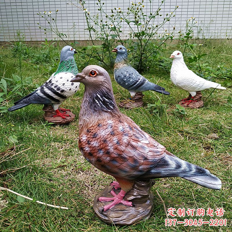 运城雕塑和平鸽图片