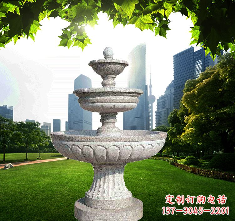 运城跌水盆石雕喷泉