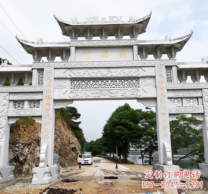 运城东夏侯石雕牌坊