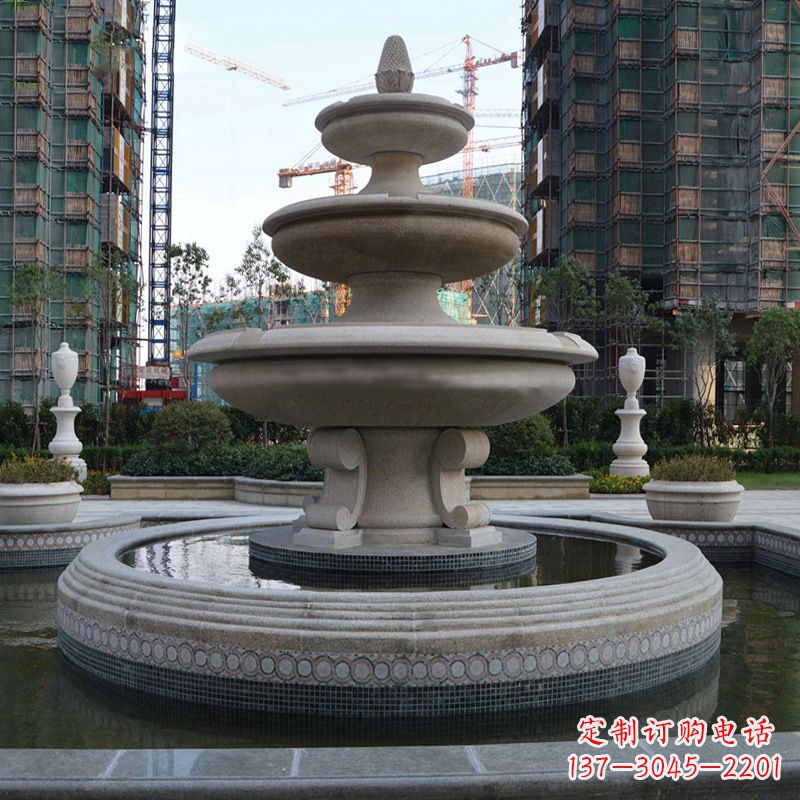 运城东阳石雕喷泉水景