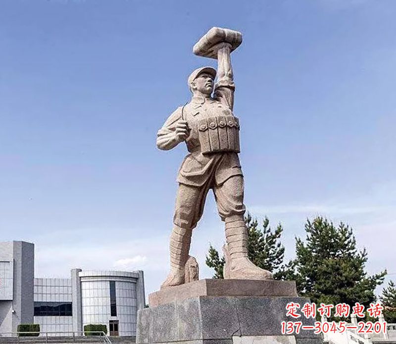 运城董存瑞石雕