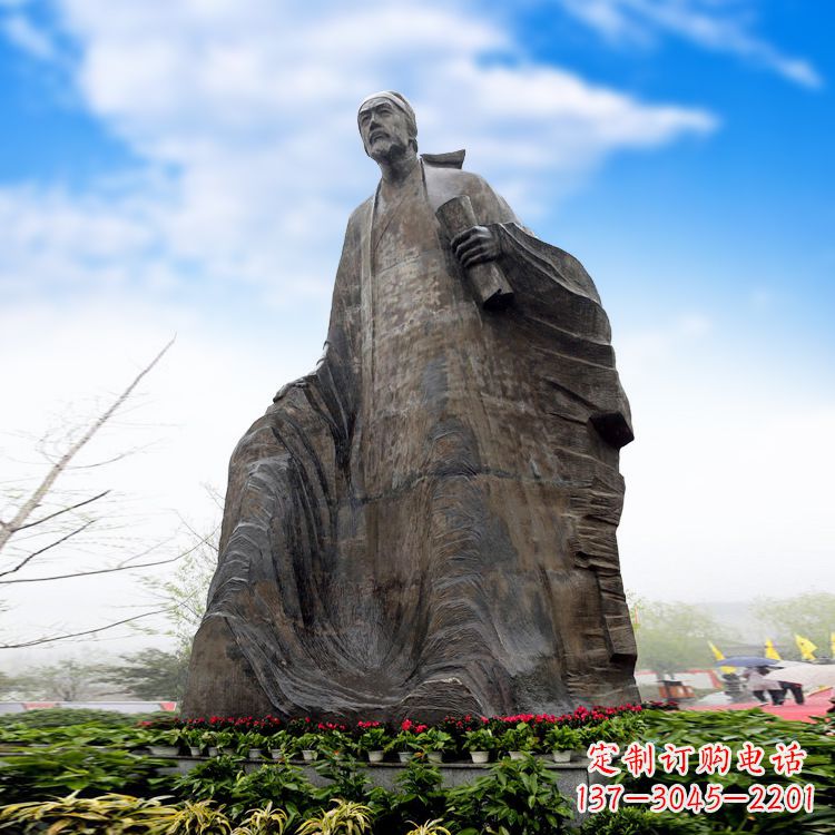 运城杜甫抽象雕塑-大型景区景点历史名人雕像
