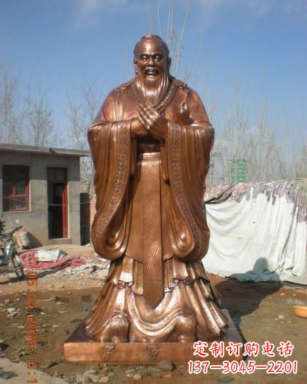 运城锻铜雕塑孔子 (2)
