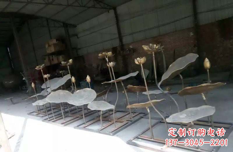 运城锻铜荷花荷叶