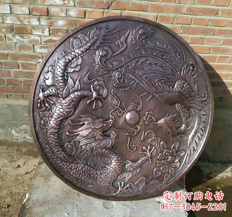 运城锻铜龙凤浮雕