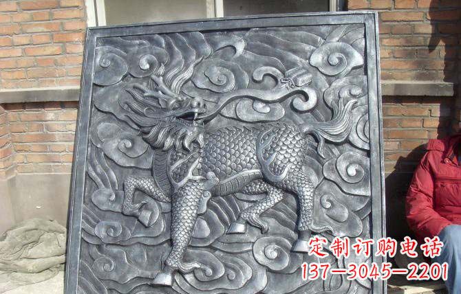 运城锻铜麒麟浮雕