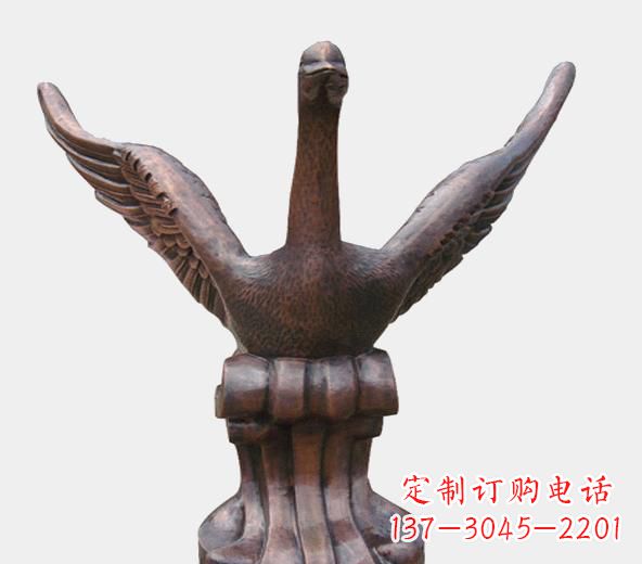 运城锻铜天鹅雕塑