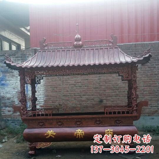 运城方形香炉铜雕