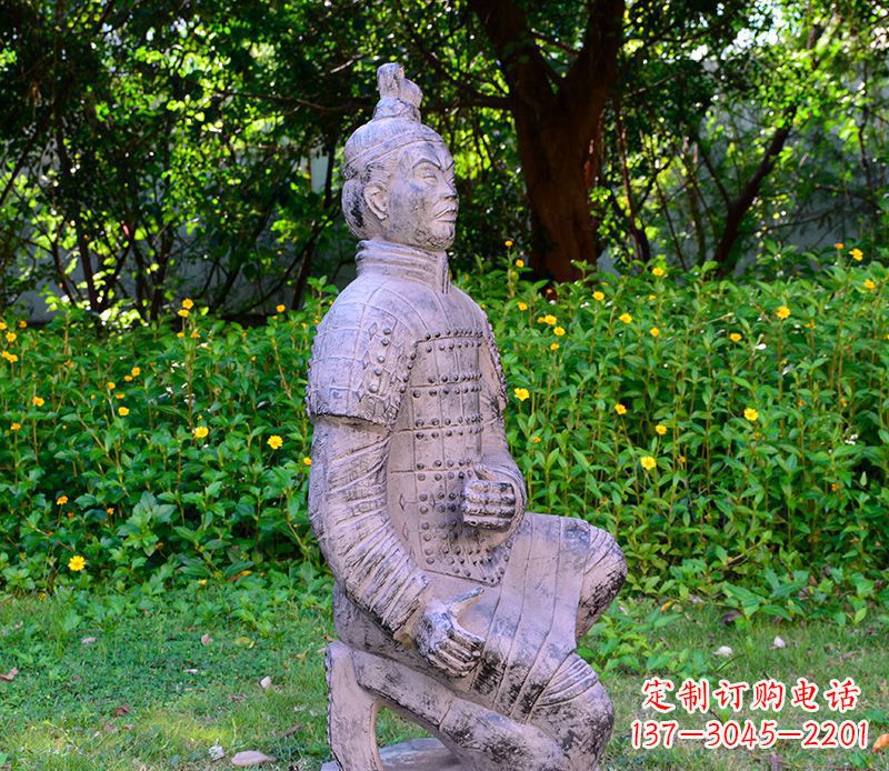 运城仿古兵马俑公园景观石雕