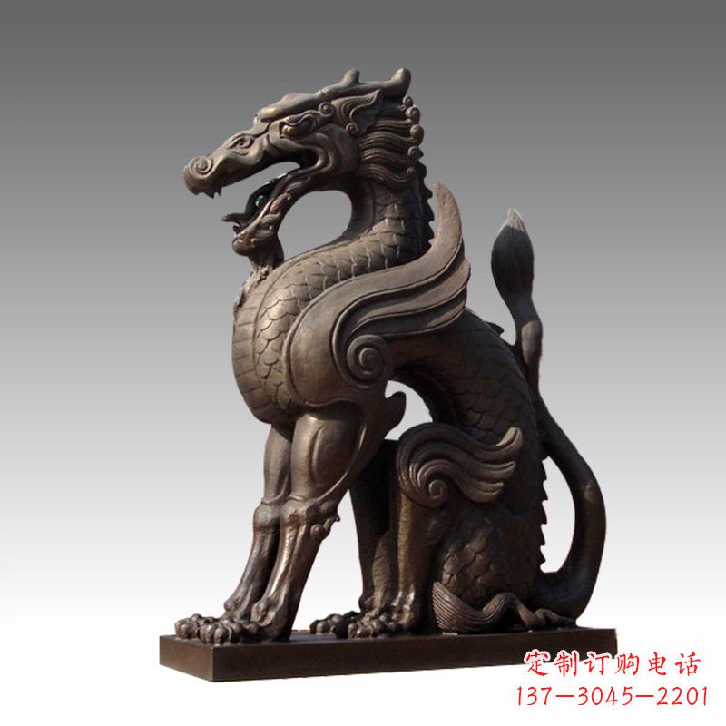 运城仿古墩子龙铜雕